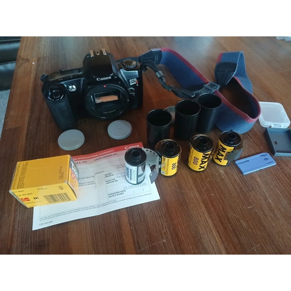 Canon EOS Rebel XS X S UNTESTED 35mm Camera As-is with Accessories‎ No Lens B3